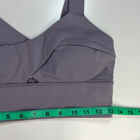 Lululemon Wild Twist Bra Dusty Dawn Size 8 Sports Bra Light Purple - Picture 9 of 12